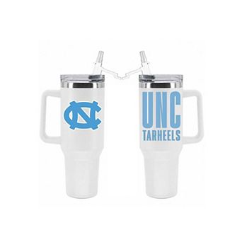 The Memory Company North Carolina Tar Heels 40oz. Stainless Steel Tumbler with Flip Straw
