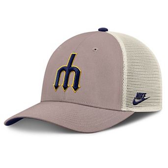 Men's Nike Khaki Seattle Mariners Rise Adjustable Trucker Hat