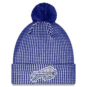 Youth New Era Royal Buffalo Bills 2026 Rivalries Collection Sideline Cuffed Knit Hat with Pom