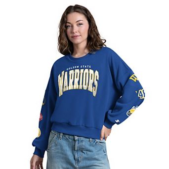 Women's Starter Royal Golden State Warriors Fan Catch Sweatshirt