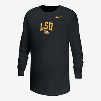 Youth Nike Black LSU Tigers Arched Core Long Sleeve T-Shirt