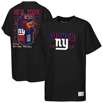 Youth Mitchell & Ness Black New York Giants Retro Arcade T-Shirt