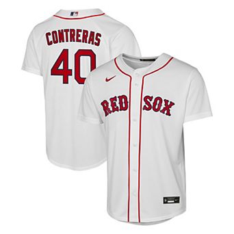 Youth Nike Willson Contreras White Boston Red Sox Home Replica Jersey
