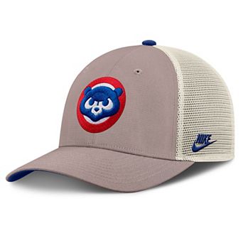 Men's Nike Khaki Chicago Cubs Rise Adjustable Trucker Hat