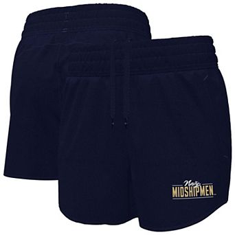 Women's Under Armour Navy Navy Midshipmen Flex Woven Shorts