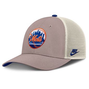 Men's Nike Khaki New York Mets Rise Adjustable Trucker Hat