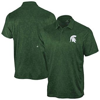 Men's Antigua Green Michigan State Spartans Lush Polo