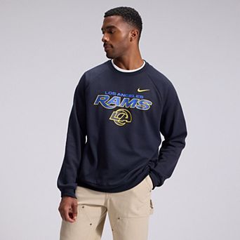 Men's Nike Navy Los Angeles Rams Rivalries Collection Dri-FIT Crew Sweatshirt