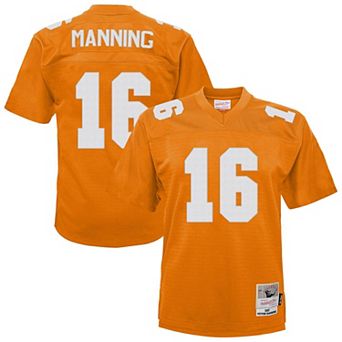 Youth Mitchell & Ness Peyton Manning Tennessee Orange Tennessee Volunteers Throwback Football Jersey