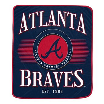 Pegasus Atlanta Braves Spotlight Arch 60" x 70" Ultra Soft Throw Blanket