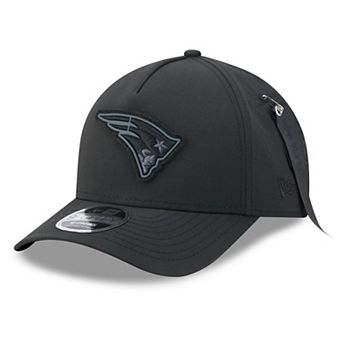 Men's New Era x Alpha Industries Black New England Patriots A-Frame 9FORTY Adjustable Hat