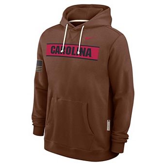 Men's Nike Brown South Carolina Gamecocks 2026 Military Appreciation Dri-FIT Hoodie