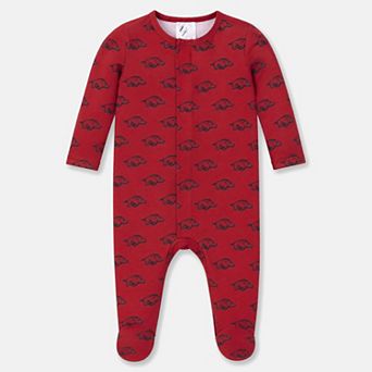 Newborn & Infant ZooZatz Cardinal Arkansas Razorbacks Magnetic Closure Sleeper