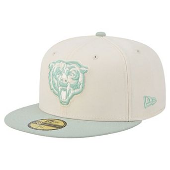 Men's New Era Cream/Light Green Chicago Bears Color Pack 59FIFTY Fitted Hat