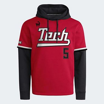 Men's Mahomes Red Texas Tech Red Raiders Baseball Pullover Hoodie