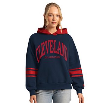 Women's Starter Navy Cleveland Guardians Best Coach Hoodie