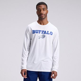Men's Nike White Buffalo Bills Rivalries Collection Sideline Legend Long Sleeve T-Shirt