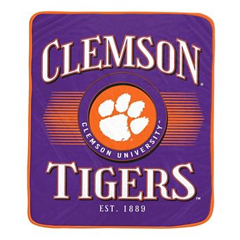 Pegasus Clemson Tigers Spotlight Arch 60" x 70" Ultra Soft Throw Blanket