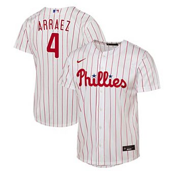 Youth Nike Luis Arraez White Philadelphia Phillies Home Replica Jersey