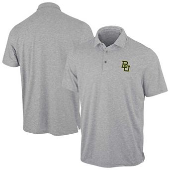 Men's Antigua Heather Gray Baylor Bears Static Polo