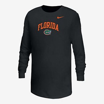 Youth Nike Black Florida Gators Arched Core Long Sleeve T-Shirt