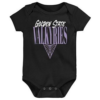 Newborn Outerstuff Black Golden State Valkyries Point Creeper