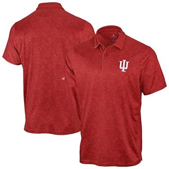Men's Antigua Crimson Indiana Hoosiers Lush Polo