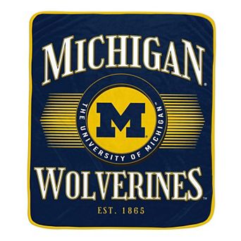 "Pegasus Michigan Wolverines Spotlight Arch 60"" x 70"" Ultra Soft Throw Blanket"