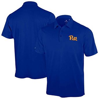 Men's Antigua Royal Pitt Panthers Unshakeable Solid Polo