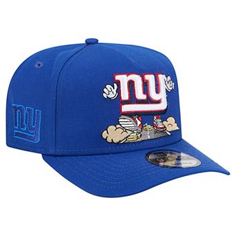 Men's New Era Royal New York Giants Cartoon A-Frame 9FIFTY Snapback