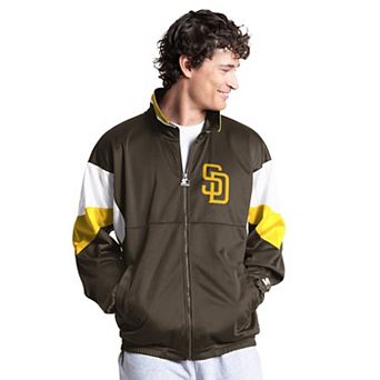 Men's Starter Brown San Diego Padres Legacy Full-Zip Track Jacket