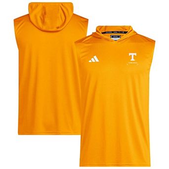 Men's adidas Tennessee Orange Tennessee Volunteers D4T Sleeveless Hoodie