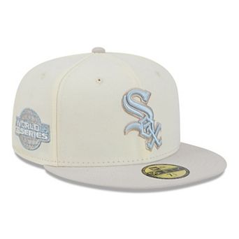 Men's New Era Natural Chicago White Sox Crisp Equinox World Series 59FIFTY Fitted Hat