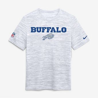 Men's Nike White Buffalo Bills Rivalries Collection Sideline Velocity T-Shirt