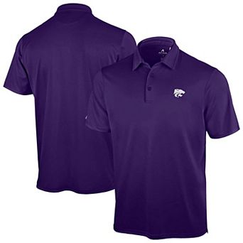 Men's Antigua Purple Kansas State Wildcats Unshakeable Solid Polo