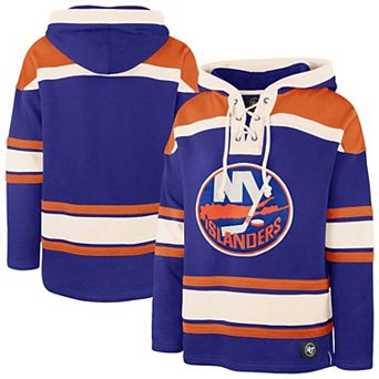Men's '47 Royal New York Islanders Superior Lacer Hoodie