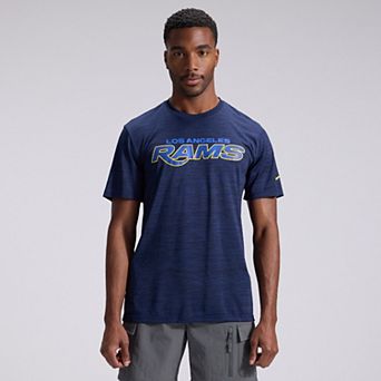 Men's Nike Navy Los Angeles Rams Rivalries Collection Sideline Velocity T-Shirt