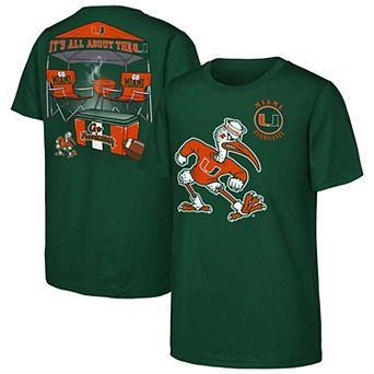Youth Outerstuff Green Miami Hurricanes Tailgater Hometown T-Shirt