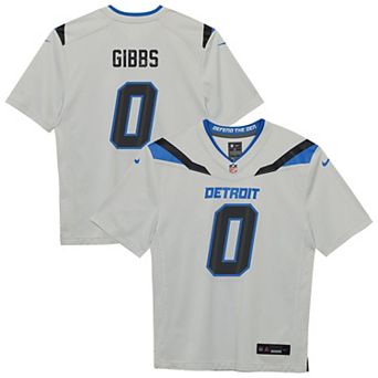 Preschool Nike Jahmyr Gibbs Silver Detroit Lions 2026 Rivalries Collection Game Jersey