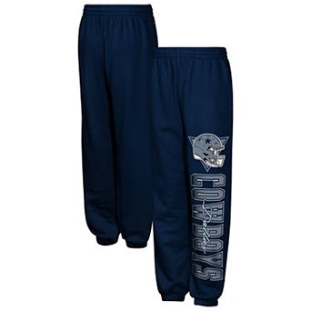 Youth Outerstuff Navy Dallas Cowboys Run & Gun Sweatpants
