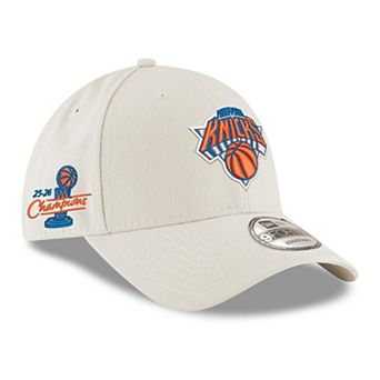 Youth New Era White New York Knicks 2026 NBA Finals Champions Chrome 9FORTY Adjustable Hat