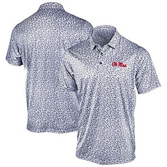 Men's Antigua Navy Ole Miss Rebels Flourish Polo