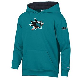 Youth Champion Teal San Jose Sharks Fleece Hoodie