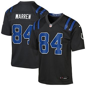 Youth Nike Tyler Warren Anthracite Indianapolis Colts 2026 Rivalries Collection Game Jersey
