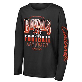 Youth Outerstuff Black Cincinnati Bengals Real Ones Long Sleeve T-Shirt