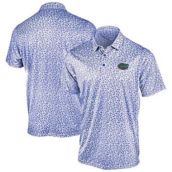 Men's Antigua Royal Florida Gators Flourish Polo
