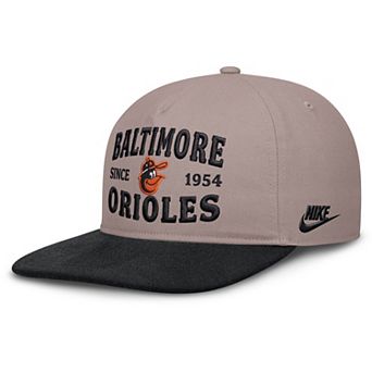 Men's Nike Light Brown/Black Baltimore Orioles Pro A-Frame Adjustable Hat