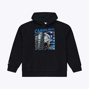 Men's Mitchell & Ness Black Carolina Panthers Core Essentials Street Graphic Fleece Hoodie