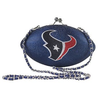 Women's Cuce Houston Texans Team Color Crystal Football Purse