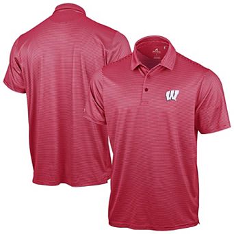 Men's Antigua Red Wisconsin Badgers Lineage Polo